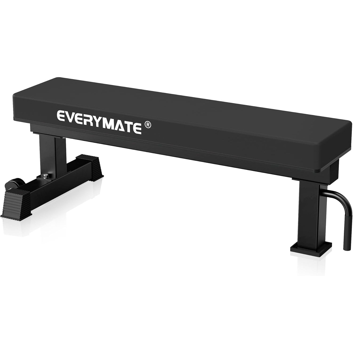 1200LB Flat Weight Bench - 3"x3" Steel Frame with 4" HeftyGrip Pad