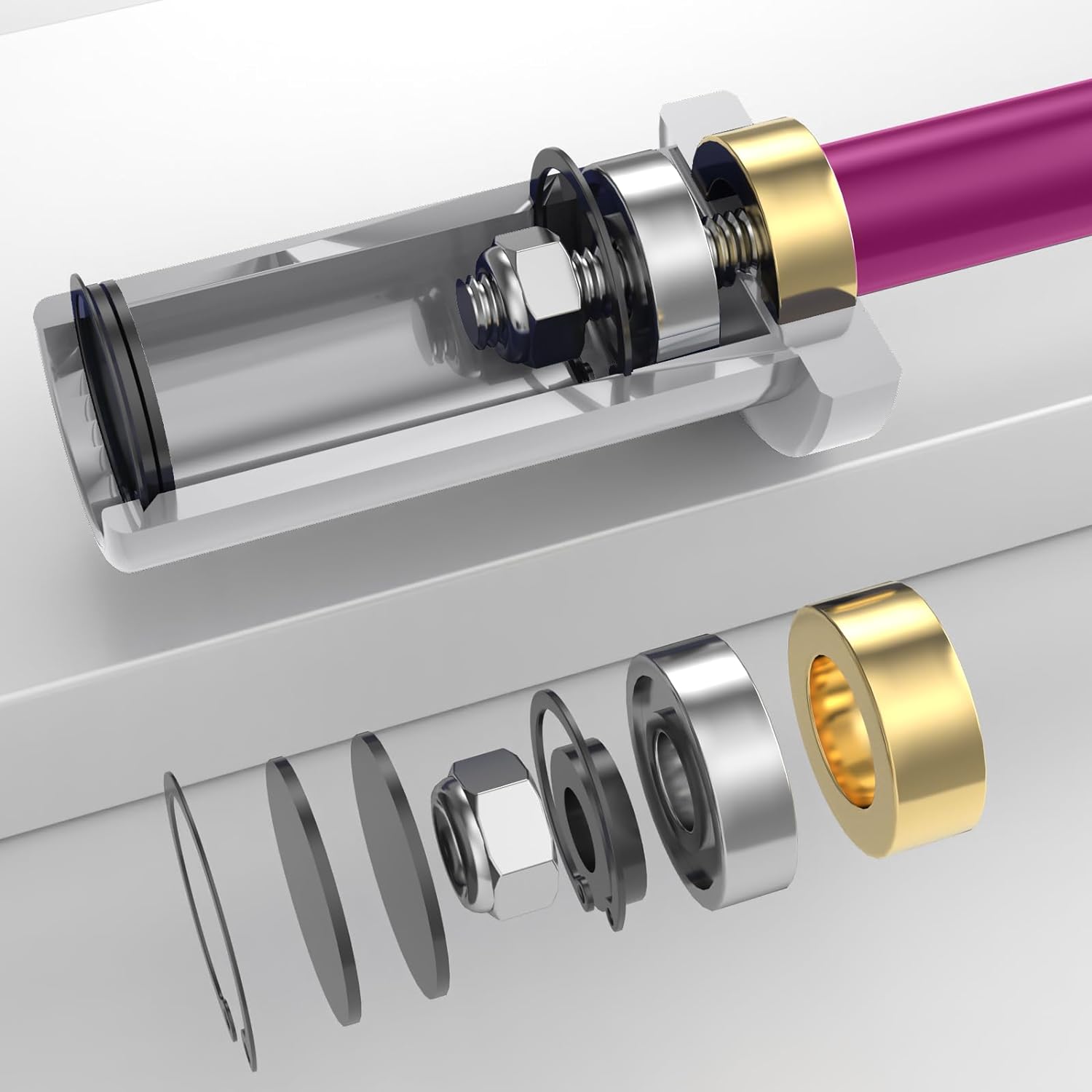 EVERYMATE 5LB Mini Barbell Bar- Beginner Women Kid Bar Total Body Workout