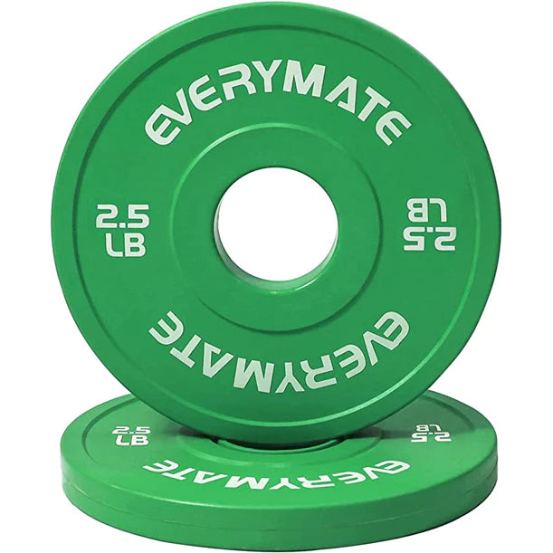 EVERYMATE Lot de plaques de pare-chocs olympiques roses de 11,3 kg, 5,1 cm, 1 plaque de pare-chocs EVERYMATE Lot de plaques de pare-chocs olympiques roses de 11,3 kg, 5,1 cm, 1 plaque de pare-chocs