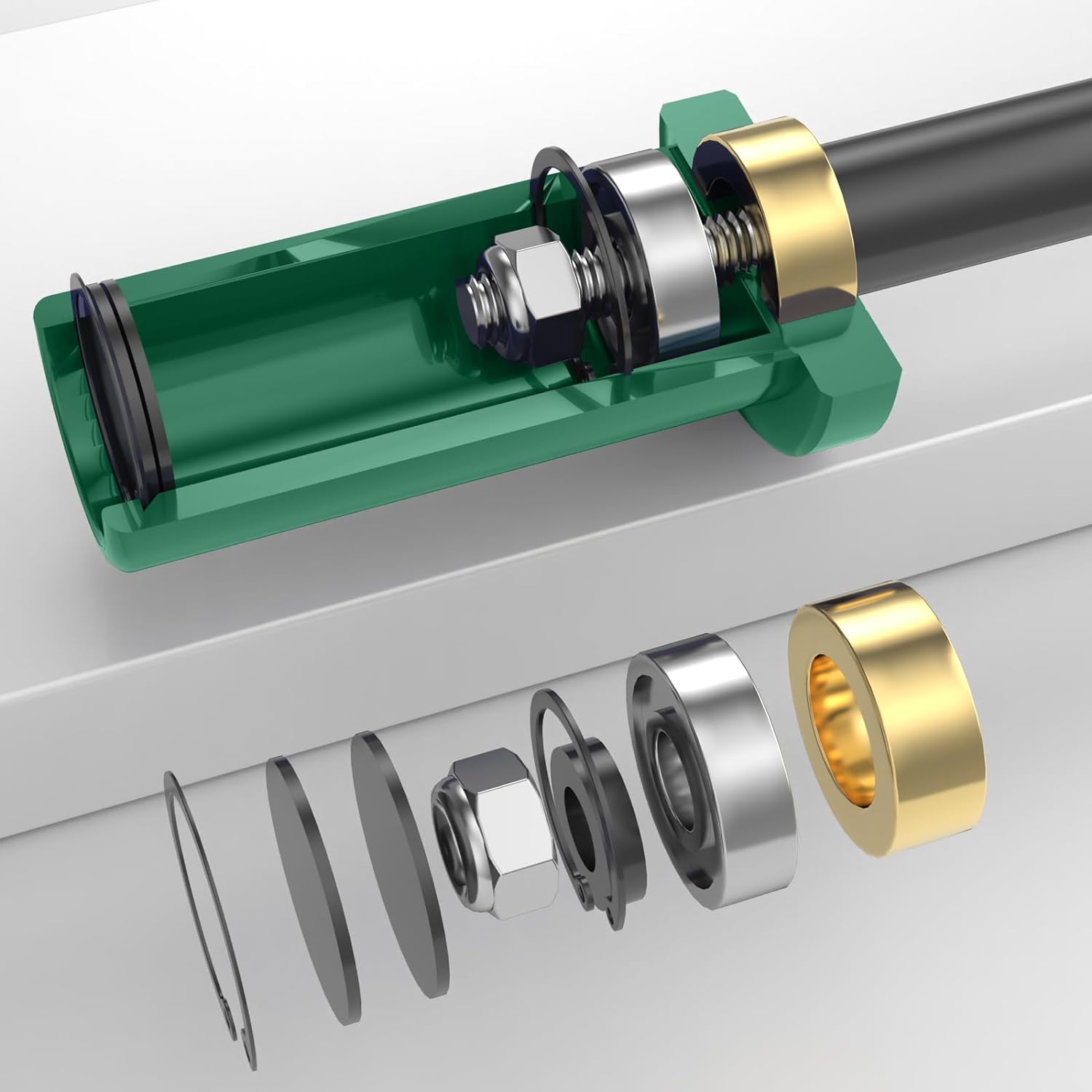 EVERYMATE 5LB Mini Barbell Bar- Beginner Women Kid Bar Total Body Workout