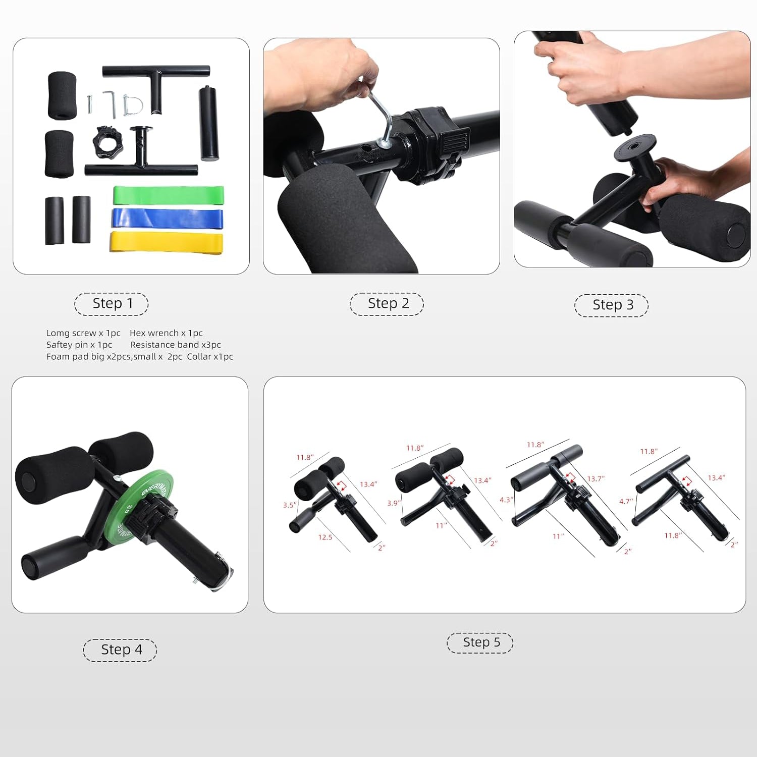 Tibialis Strengthener & Calf Raise Machine - Adjustable Leg Workout Equipment