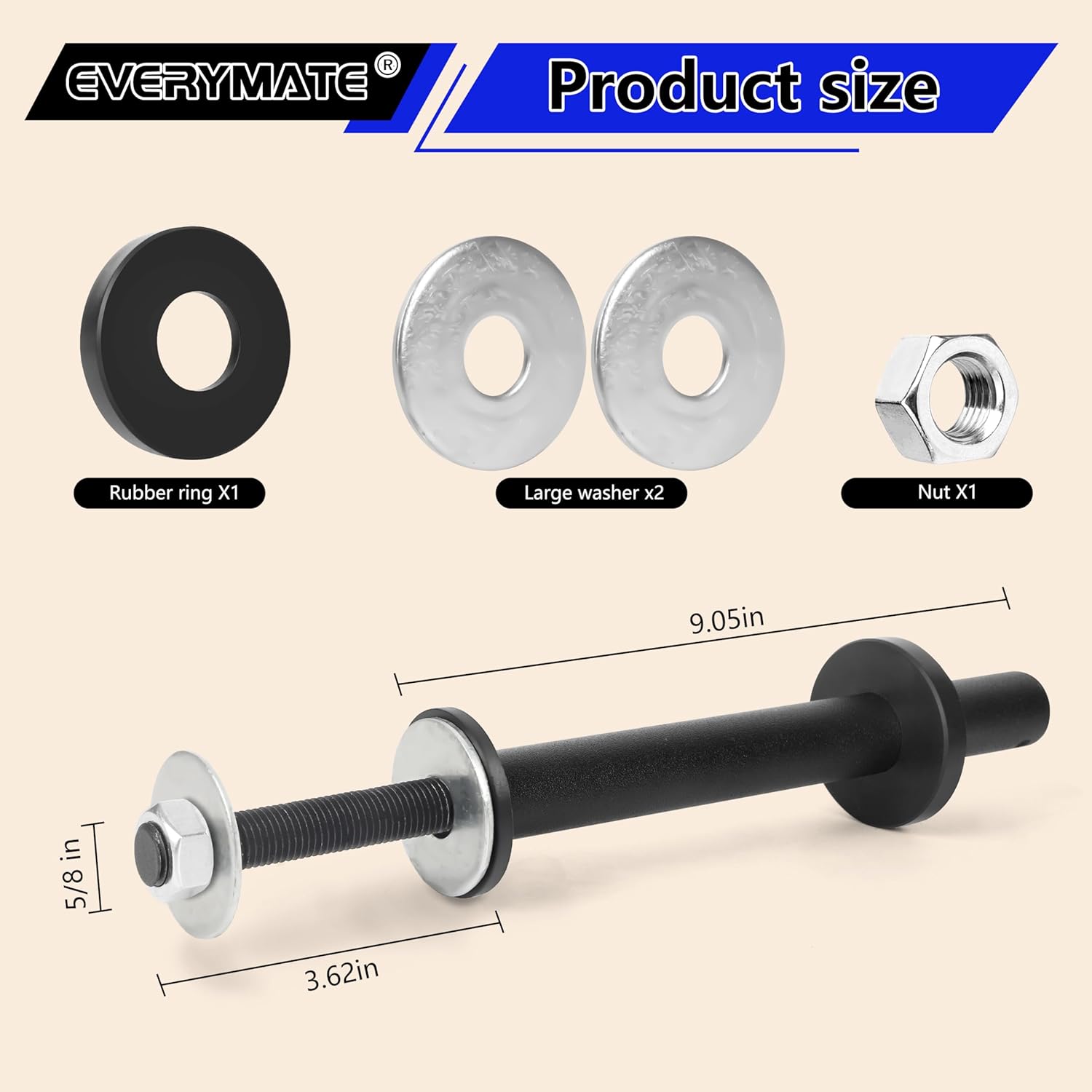 Heavy-Duty Weight Plate Holder - Universal Power Rack Attachment for 2" Olympic Plates (Fits 2x2/3x3 Power Cages)