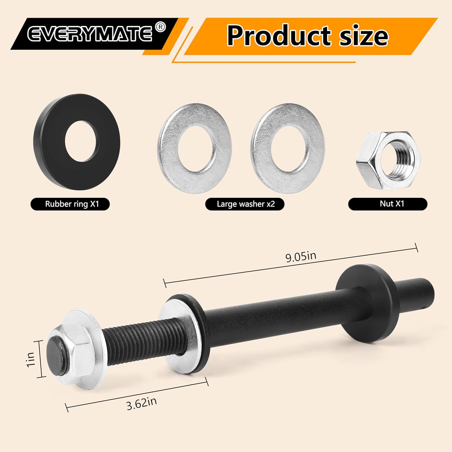 Heavy-Duty Weight Plate Holder - Universal Power Rack Attachment for 2" Olympic Plates (Fits 2x2/3x3 Power Cages)