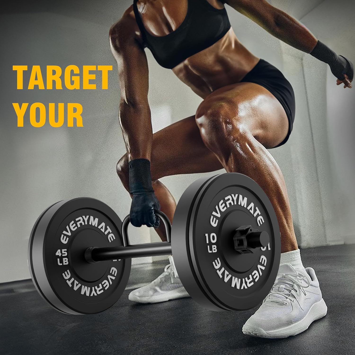 Competition Farmers Walk Bars - 2" Plate Compatible Grip Trainer with Rotating Sleeves (Pair)