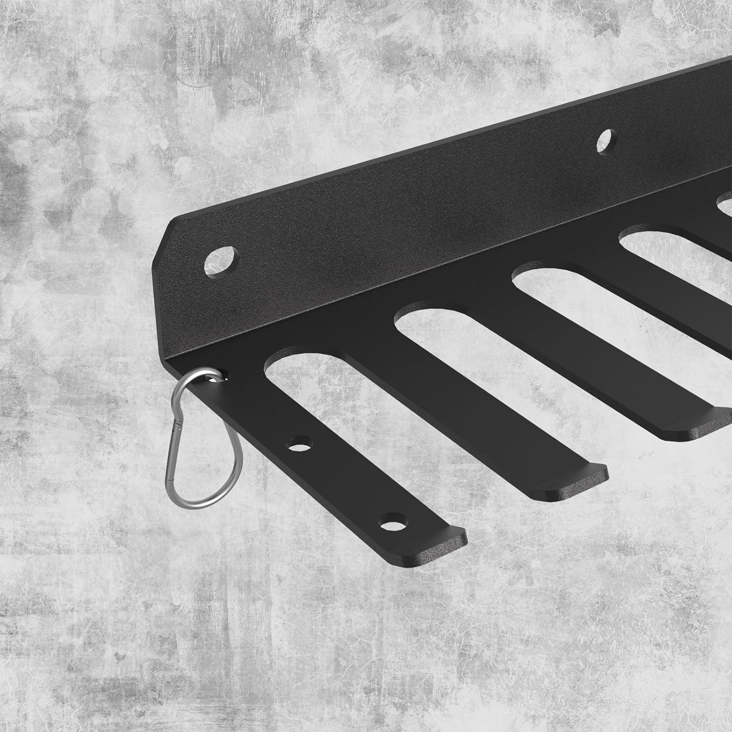 EVERYMATE Multi-Purpose Gym Equipment Storage/Accessories Rack-Heavy-duty 8 Hook