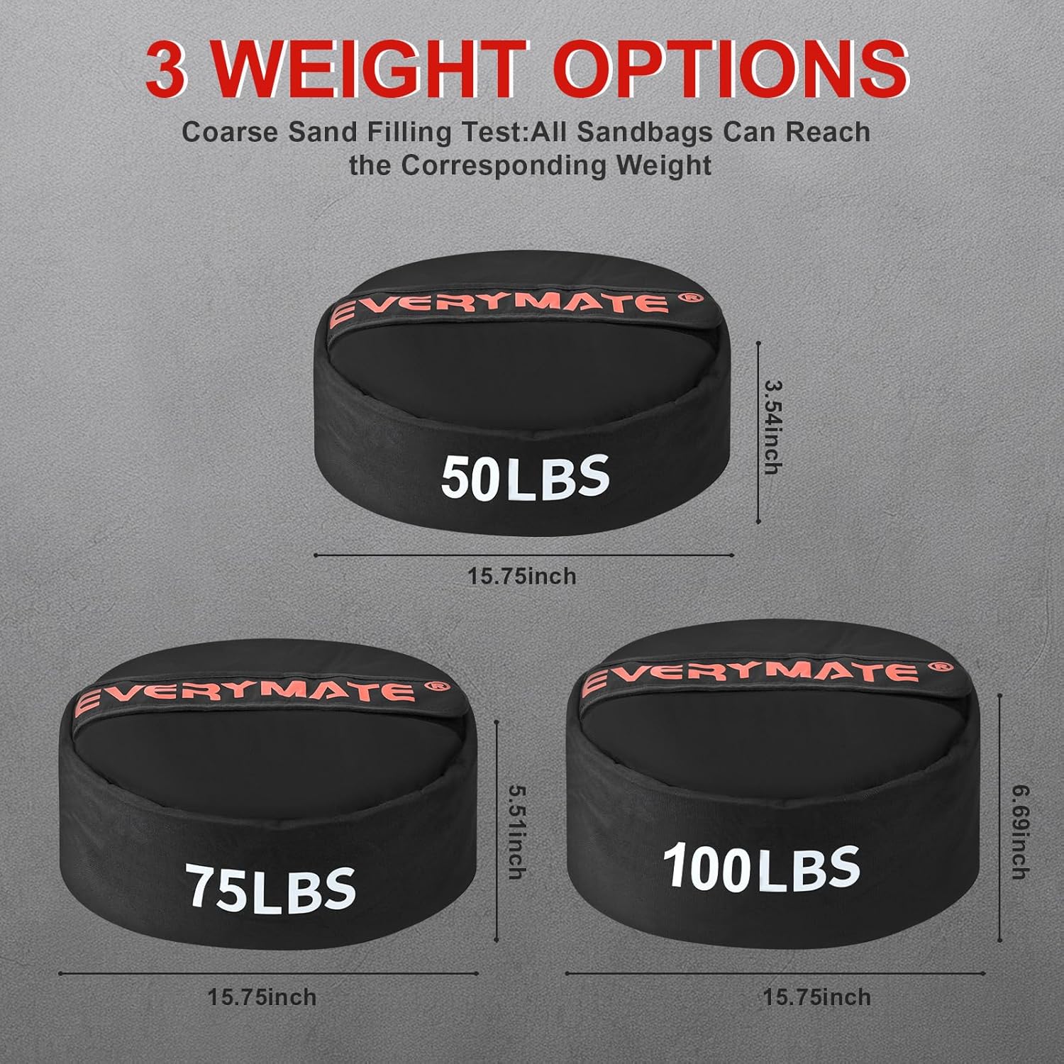 Unfilled Strongman Sandbags - Heavy-Duty  Workout Bag for CrossFit/Core Training