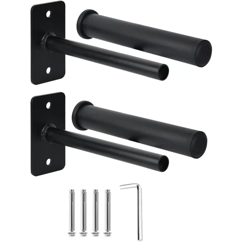 Wall Mount Weight Plate Rack - 4-Pack Storage for 1" or 2" Olympic Plates