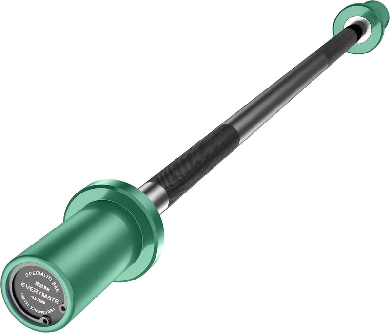 EVERYMATE 5LB Mini Barbell Bar- Beginner Women Kid Bar Total Body Workout
