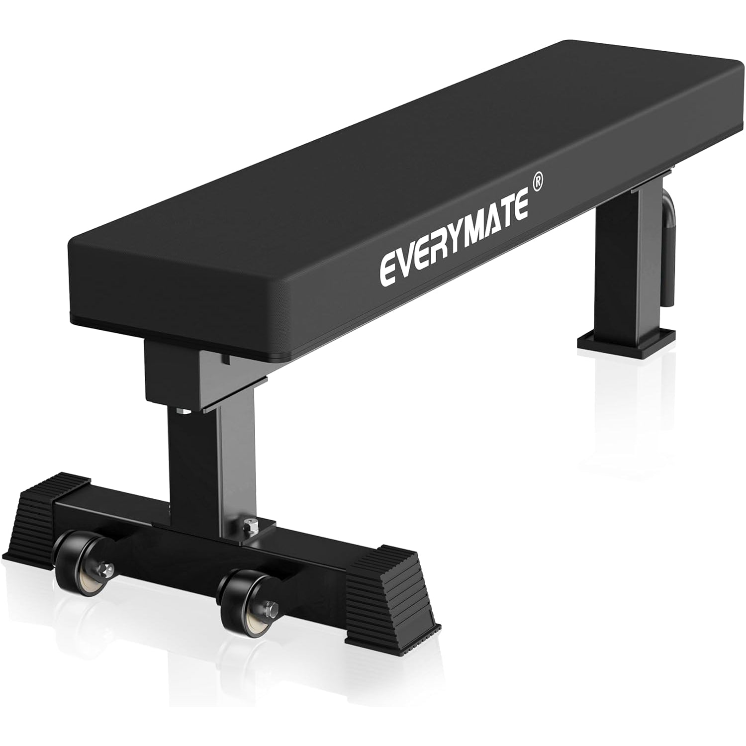 1200LB Flat Weight Bench - 3"x3" Steel Frame with 4" HeftyGrip Pad