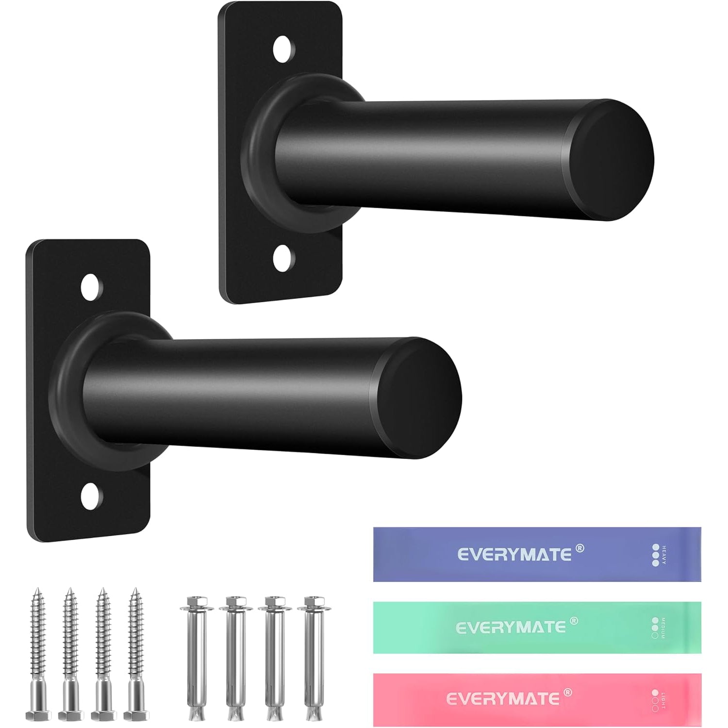 Weight Plate Holder, Wall Mounted Weight Rack Storage for Olympic Weight Plate,Home Gym Organizer