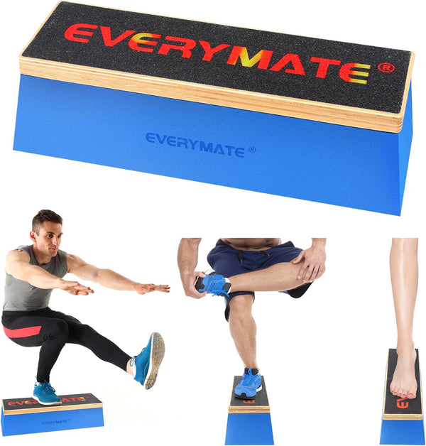 Athletic Balance Trainer Squat Block(Non-Slip Base)