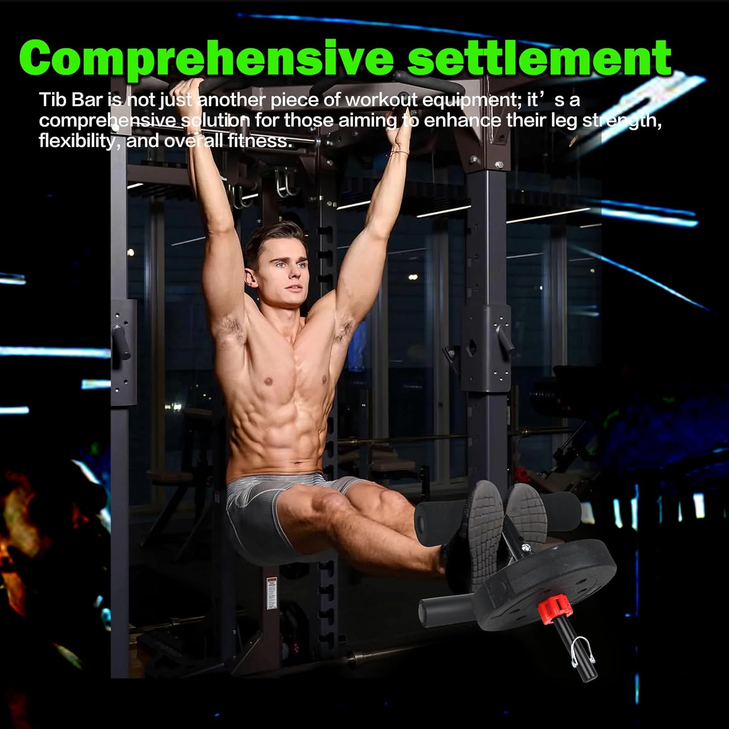 Tib Bar Tibialis Trainer Calf Raise Machine for Strengthening Calves/Ankles