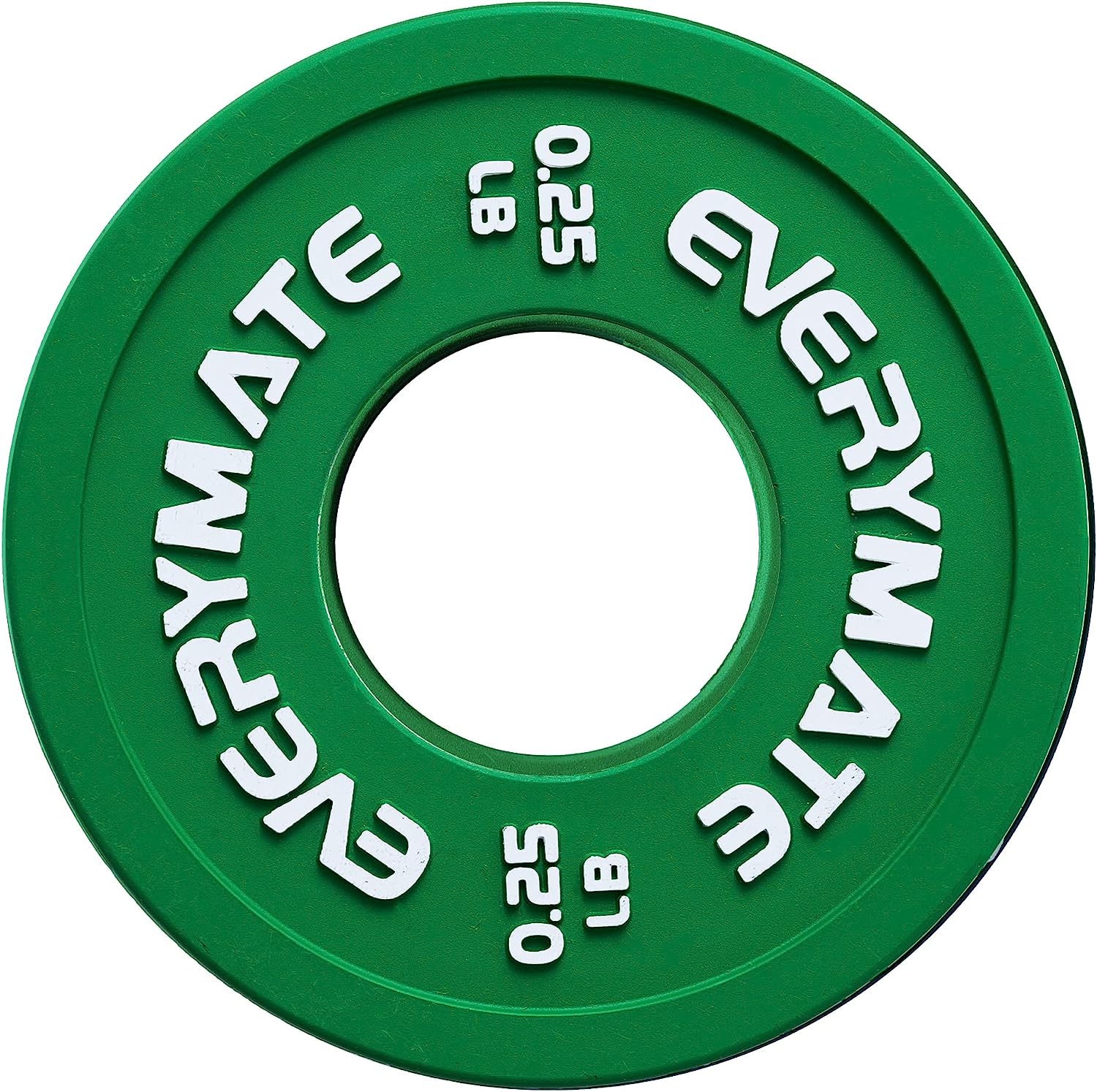 EVERYMATE Rubber Fractional Weight Plates Set of 8 Micro Weight Plate Pair of 0.25LB for Olympic Barbells for Strength Training Micro Plates Weight Plate